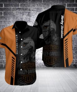 Harley Davidson Button Shirt Design 3D Full Printed Sizes S - 5XL NALA426