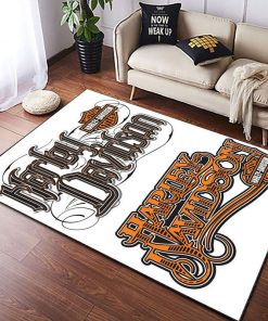 Harley Davidson Motorcycle Rug Home Floor Decor NAMA16