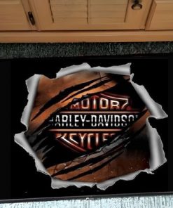 Harley Davidson Motorcycle Doormat NALA468