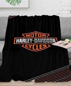 Harley Davidson Motorcycle Blanket NAMA543