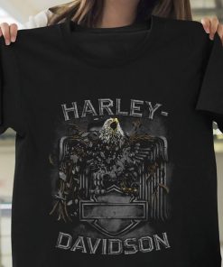 Harley Davidson Eagle Motorcycles T-shirt, Crew-neck Sweatshirt, Hoodie, Tank Top, V-neck T-shirt Design 2D Full Printed Sizes S - 5XL - NAMA74