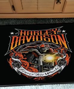 Harley Davidson Motorcycle Doormat NALA483
