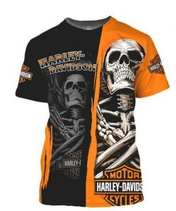Harley Davidson T-Shirt Design 3D Full Printed Sizes S - 5XL - NAMA111