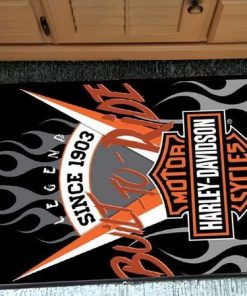 Harley Davidson Motorcycle Doormat NALA485
