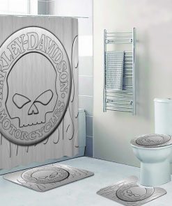 Harley Davidson Motorcycle Bathroom Decor Set M102201BB