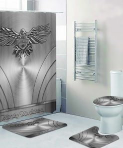 Harley Davidson Motorcycle Bathroom Decor Set M102021BB