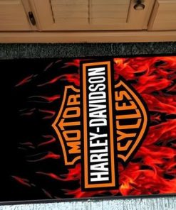 Harley Davidson Motorcycle Doormat NALA462