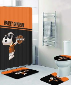 Harley Davidson Motorcycle Bathroom Decor Set HD98001BB