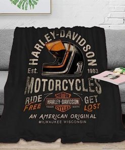 Harley Davidson Motorcycle Blanket NAMA518