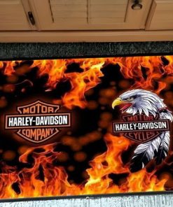 Harley Davidson Motorcycle Doormat NALA480
