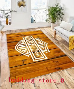 Harley Davidson Motorcycle Rug Home Floor Decor NALA83