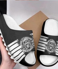Harley Davidson Motorcycle Yeezy Slippers Shoes NAMA165