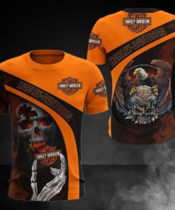 Harley Davidson T-Shirt Design 3D Full Printed Sizes S - 5XL - NAMA130