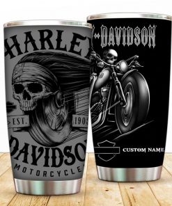 Harley Davidson Custom Name Stainless Steel 20 Oz Tumbler- NAMA222
