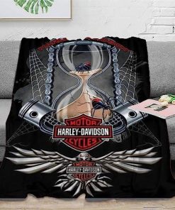 Harley Davidson Motorcycle Blanket NAMA530