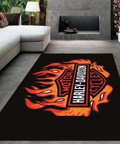 Harley Davidson Motorcycle Rug Home Floor Decor NALA37