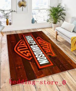 Harley Davidson Motorcycle Rug Home Floor Decor NALA79