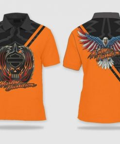 Harley Davidson Polo Design 3D Full Printed Sizes S - 5XL NABB136