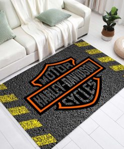 Harley Davidson Motorcycle Rug Home Floor Decor NALA17