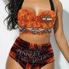 Harley Davidson Motorcycle Sexy Bikini Swimsuit NABD469