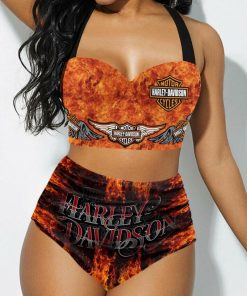 Harley Davidson Motorcycle Sexy Bikini Swimsuit NABD469