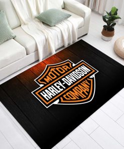 Harley Davidson Motorcycle Rug Home Floor Decor NALA14