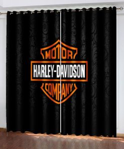 Harley Davidson Curtain Design 3D Full Printed NABB392