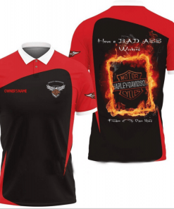 Harley Davidson Custom Name Polo Design 3D Full Printed Sizes S - 5XL NABB126