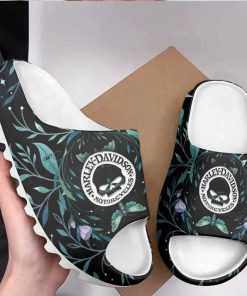 Harley Davidson Motorcycle Yeezy Slippers Shoes NAMA177
