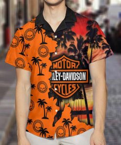 Harley Davidson Hawaii Shirt Design 3D Full Printed Sizes S - 5XL NABB304