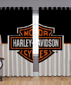 Harley Davidson Curtain Design 3D Full Printed NABB387