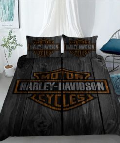 Harley Davidson Bedding Set Cover Design 3D - NABB161