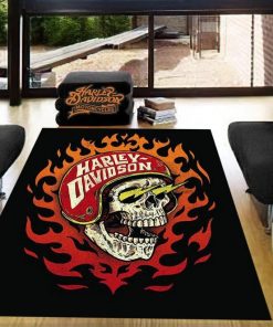 Harley Davidson Motorcycle Rug Home Floor Decor NABB80