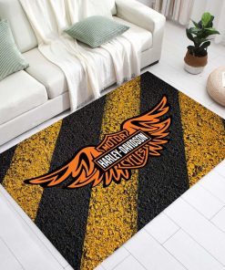 Harley Davidson Motorcycle Rug Home Floor Decor NALA21
