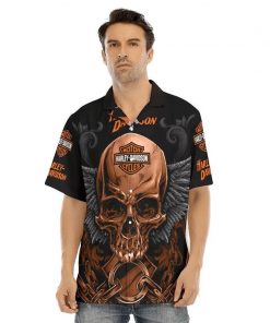 Harley Davidson Hawaii Shirt Design 3D Full Printed Sizes S - 5XL NABB303