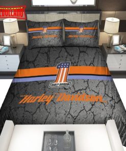 Harley Davidson Bedding Set Cover Design 3D - NABB163