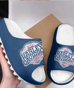 Harley Davidson Motorcycle Yeezy Slippers Shoes NAMA156