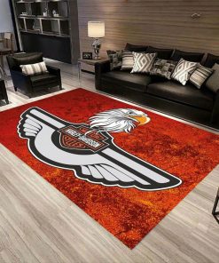 Harley Davidson Motorcycle Rug Home Floor Decor NABB67