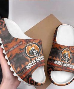 Harley Davidson Motorcycle Yeezy Slippers Shoes NAMA160