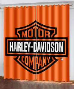 Harley Davidson Curtain Design 3D Full Printed NABB394