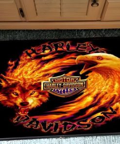 Harley Davidson Motorcycle Doormat NALA490