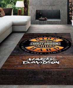 Harley Davidson Motorcycle Rug Home Floor Decor NALA34