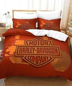 Harley Davidson Bedding Set Cover Design 3D - NABC179A