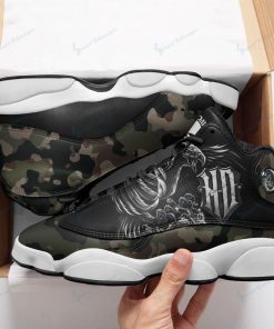 Harley Davidson Motorcycle Black Air Jordan 13 - NML262