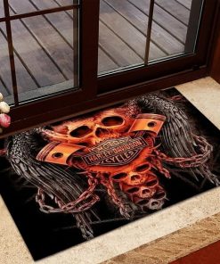 Harley Davidson Motorcycle Doormat NABD122