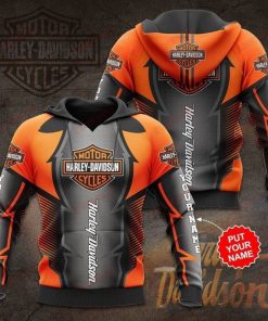 Harley Davidson Custom Name Hoodie Design 3D Full Printed Sizes S - 5XL - NAOA285