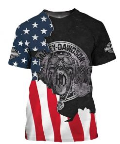 Harley Davidson T-Shirt Design 3D Full Printed Sizes S - 5XL - NABB191