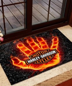 Harley Davidson Motorcycle Doormat NABD118