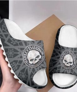 Harley Davidson Motorcycle Yeezy Slippers Shoes NAMA159