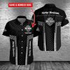 Harley Davidson Custom Name Button Shirt Design 3D Full Printed Sizes S - 5XL NAOA312